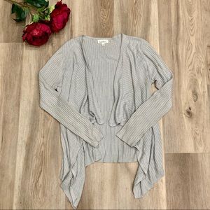✅ CLEARANCE Grey Ribbed Cloud Chaser Cardigan